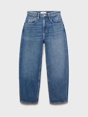 Mango Blue High-Rise Balloon Jeans - Image 5 of 6