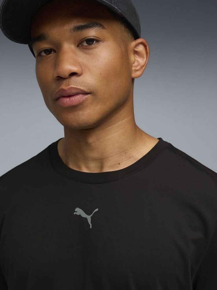 Puma Black CLOUDSPUN Mens T-Shirt - Image 2 of 7 Puma Black CLOUDSPUN Mens T-Shirt - Image 2 of 7