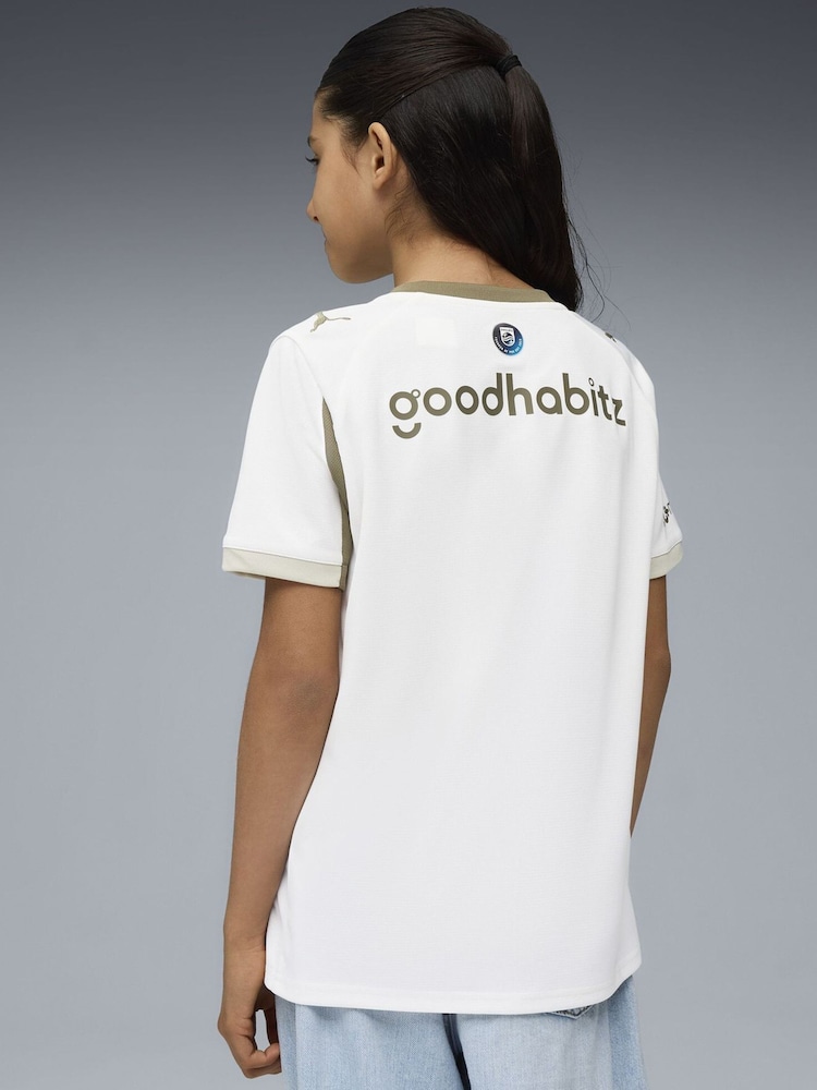 Puma White PSV Eindhoven 25/26 Youth Boys Third Jersey - Image 2 of 6