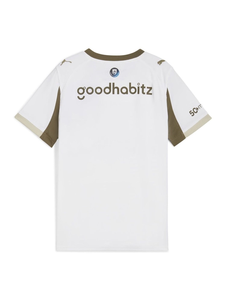 Puma White PSV Eindhoven 25/26 Youth Boys Third Jersey - Image 6 of 6