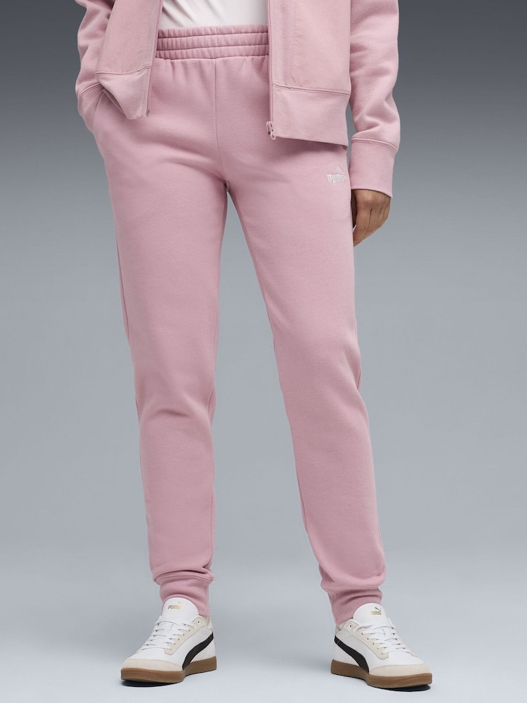 Puma Pink ESS Small No 1 Logo Womens Sweatpants - Image 1 of 5 Puma Pink ESS Small No 1 Logo Womens Sweatpants - Image 1 of 5