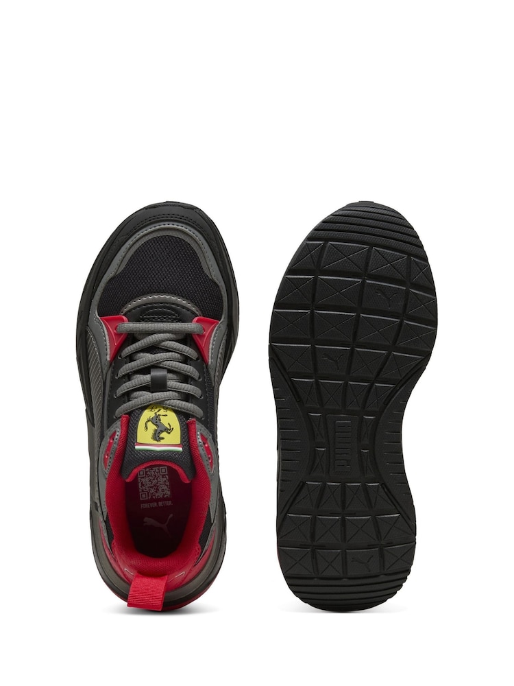 Puma Black Scuderia Ferrari HP Trinity 2 Youth Boys Sneakers - Image 6 of 6