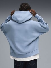 Puma Blue WARDROBE ESS Mens Boxy Hoodie - Image 2 of 5