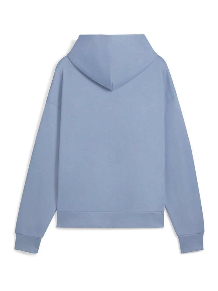 Puma Blue WARDROBE ESS Mens Boxy Hoodie - Image 5 of 5 Puma Blue WARDROBE ESS Mens Boxy Hoodie - Image 5 of 5