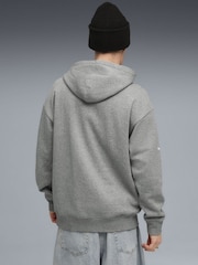 Puma Grey BMW M Motorsport Essentials Mens Fleece Hoodie - Image 2 of 5