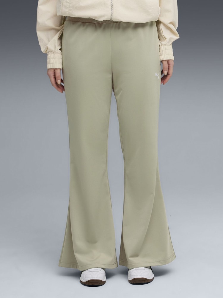 Puma Green Wardrobe Essentials Womens Flared Trousers - Image 1 of 5