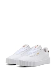 Puma White Carina 3.0 Animal Flair Womens Sneakers - Image 3 of 6