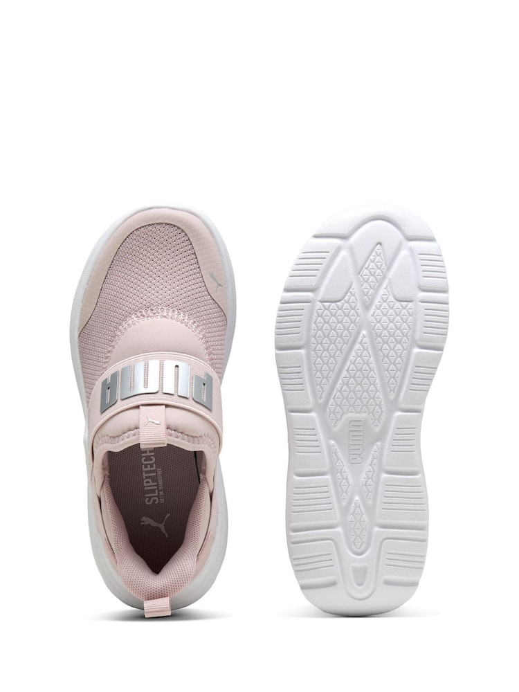 Puma Pink Soft Wired 2 SLIPTECH Kids Sneakers - Image 6 of 6 Puma Pink Soft Wired 2 SLIPTECH Kids Sneakers - Image 6 of 6