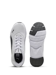 Puma White Flex Focus Lite Modern Running Shoes - Image 4 of 6