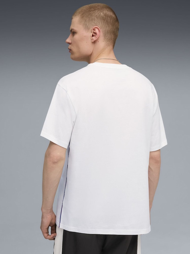 Puma White BMW M Motorsport Essentials Mens Logo T-Shirt - Image 2 of 5 Puma White BMW M Motorsport Essentials Mens Logo T-Shirt - Image 2 of 5