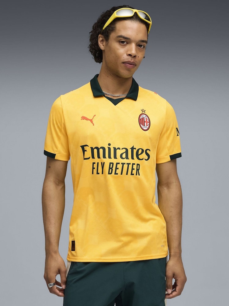 Puma Yellow AC Milan 25/26 Mens Third Jersey - Image 1 of 7
