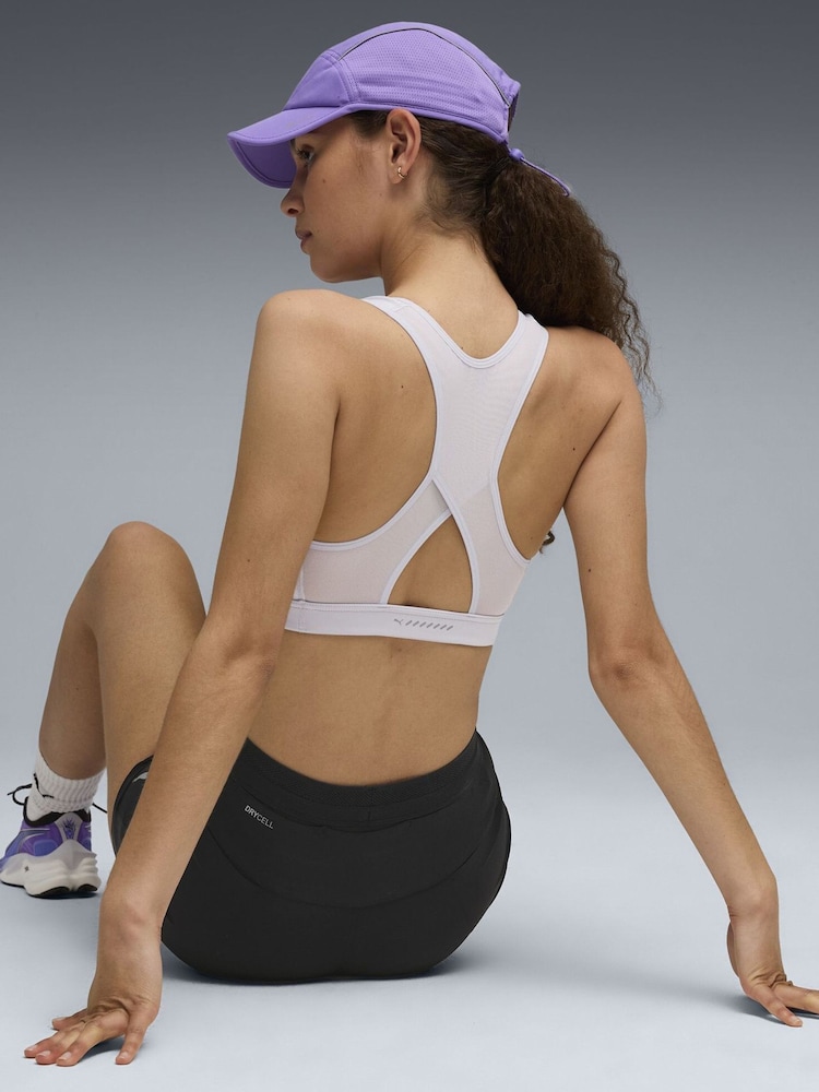 Puma Purple 4KEEPS Womens RUN Sports Bra - Image 2 of 5 Puma Purple 4KEEPS Womens RUN Sports Bra - Image 2 of 5