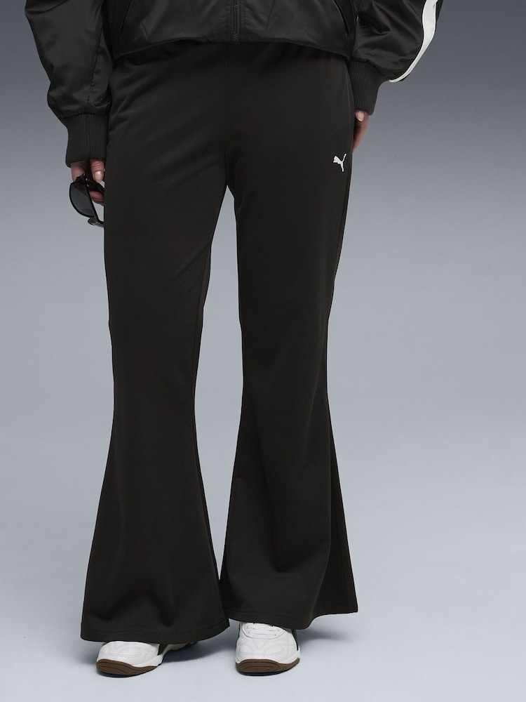Puma Black Wardrobe Essentials Womens Flared Trousers - Image 1 of 5