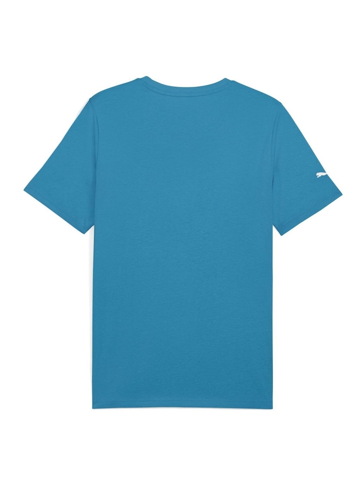 Puma Blue BMW M Motorsport Essentials Mens Logo T-Shirt - Image 5 of 5