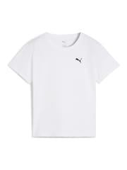 Puma White Wardrobe Essentials Womens Comfort T-Shirt - Image 4 of 5