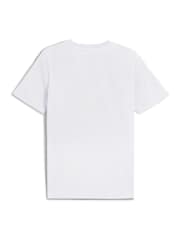 Puma White Wardrobe Essentials Womens Comfort T-Shirt - Image 5 of 5
