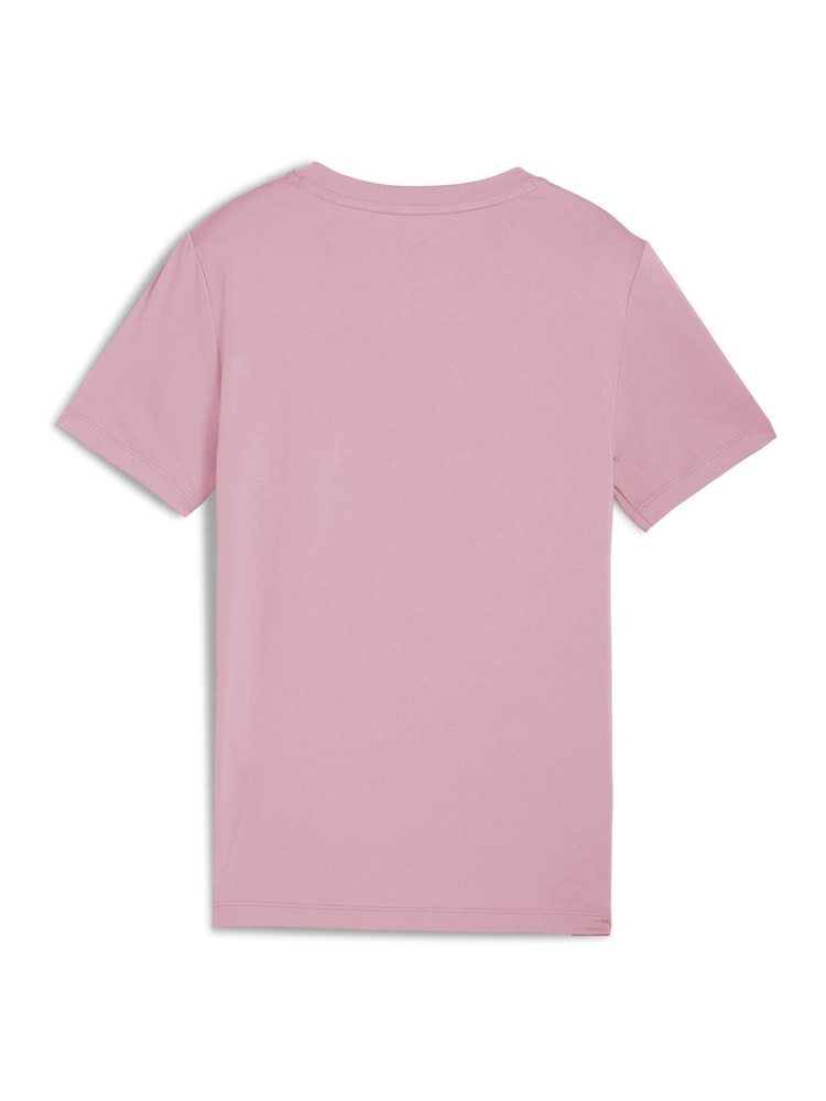 Puma Pink TRAIN ALL DAY Essentials Youth Girls Graphic T-Shirt - Image 5 of 5 Puma Pink TRAIN ALL DAY Essentials Youth Girls Graphic T-Shirt - Image 5 of 5