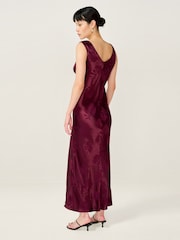 Omnes Red Iris Maxi Dress - Image 3 of 5