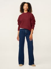 Omnes Clementine Oversized Slouchy Crew Neck Jumper - Imagem 1 de 4