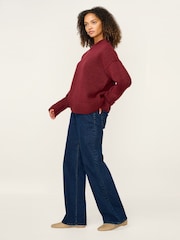 Omnes Clementine Oversized Slouchy Crew Neck Jumper - Imagem 2 de 4