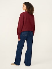 Omnes Clementine Oversized Slouchy Crew Neck Jumper - Imagem 3 de 4