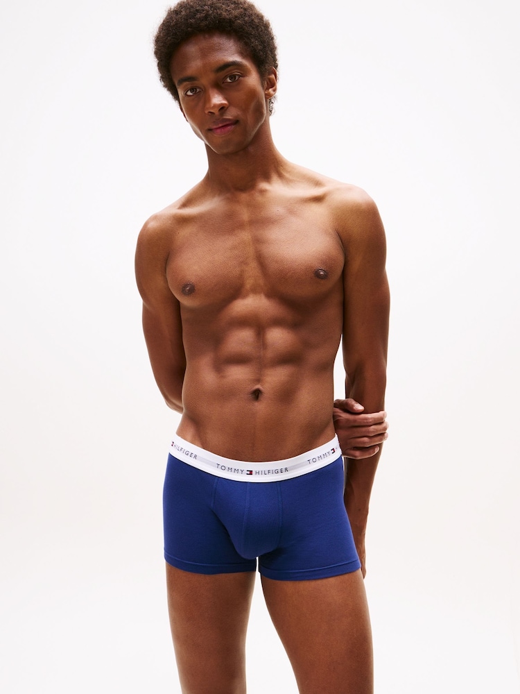 Tommy Hilfiger Green 3 Pack Trunks - Image 2 of 6 Tommy Hilfiger Green 3 Pack Trunks - Image 2 of 6