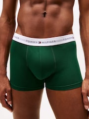 Tommy Hilfiger Green 3 Pack Trunks - Image 6 of 6