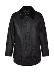 Barbour® Black Beaufort Wax Coat - Image 11 of 11