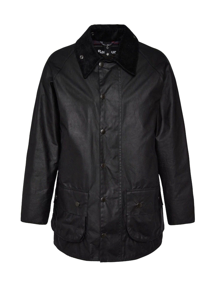 Barbour® Black Beaufort Wax Coat - Image 11 of 11