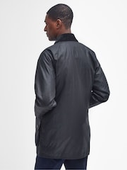 Barbour® Black Beaufort Wax Coat - Image 6 of 11