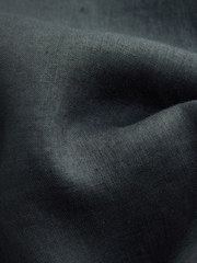 Black 100% Linen Signature Shirt - Image 8 of 8