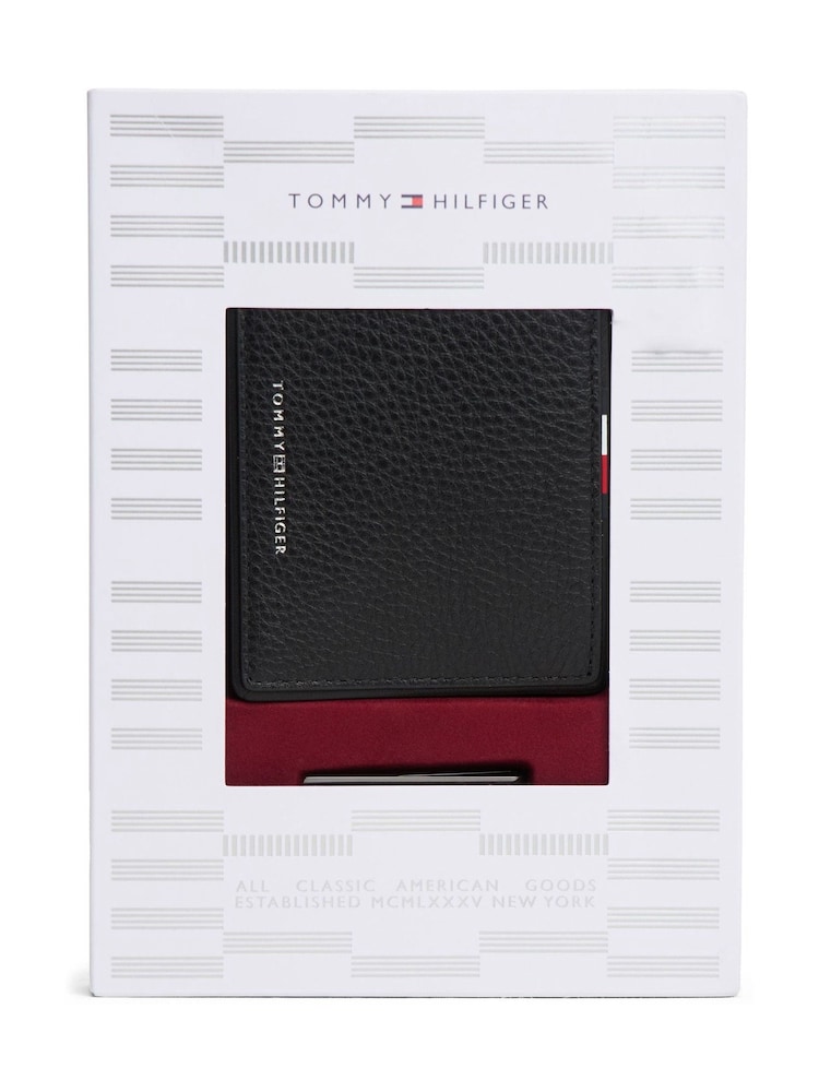 Tommy Hilfiger Black Leather Wallet Set - Image 2 of 4