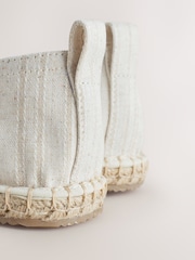 Cream Fabric Espadrilles - Image 4 of 5