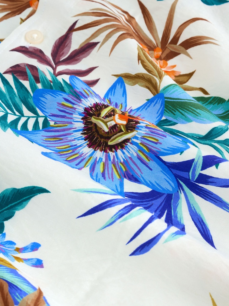 Ecru N. Premium Printed Short Sleeve Shirt - Image 3 of 3