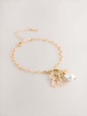 Gold Tone Interchangeable Charm Bracelet - Image 3 of 5