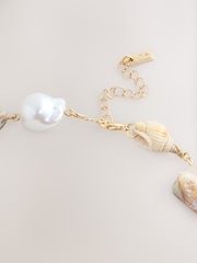 花彩色系 - Statement Shell Necklace - 圖片 5/5