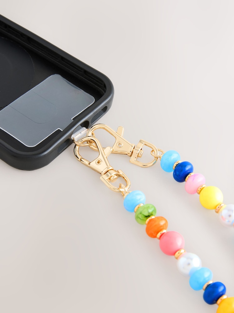 Bright Bead Phone Charm Wristlet - Image 2 of 3