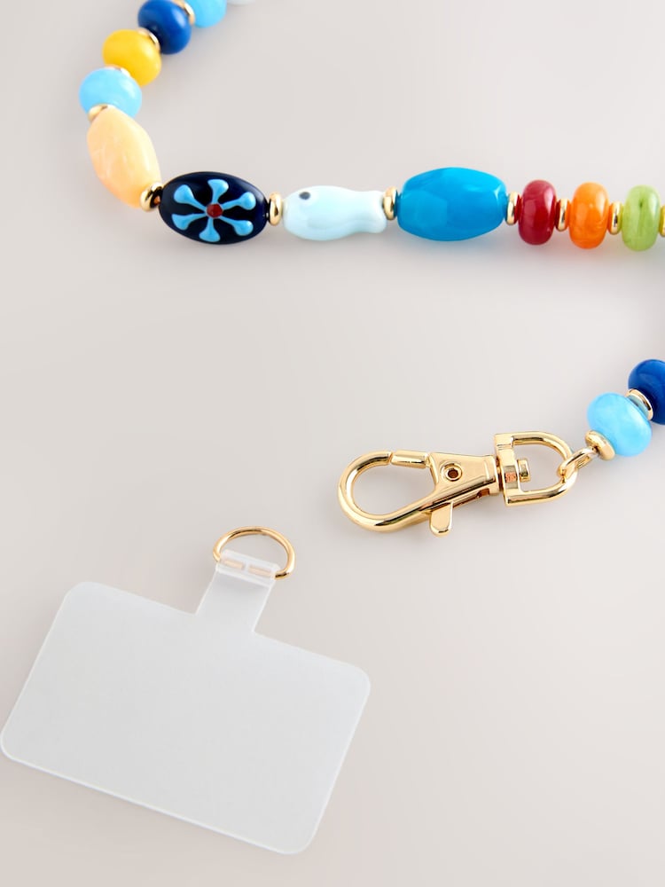 Bright Bead Phone Charm Wristlet - Image 3 of 3