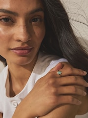 Sterling Silver Turqouise Stone Ring - Image 2 of 6