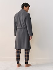 Grey Supersoft Towelling Dressing Gown - Image 2 of 7