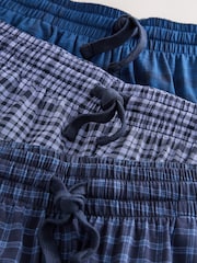 Ναυτικό μπλε καρό - Πιτζάμες Jersey Short 3 Πακέτο - Εικόνα 13 από 13