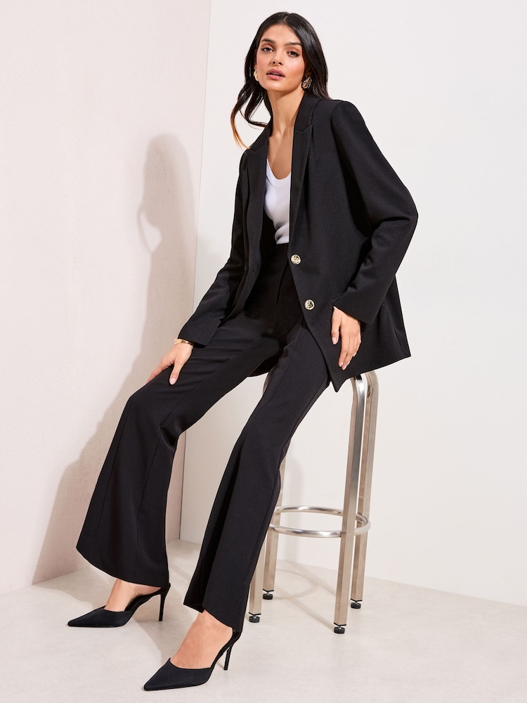 Friends Like These Black Stretch Twill Blazer - Image 1 of 5