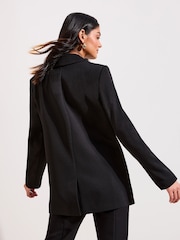 Friends Like These Black Stretch Twill Blazer - Image 4 of 5