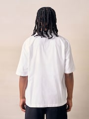 White Lobster Textured Short Sleeve Shirt - Image 3 of 4