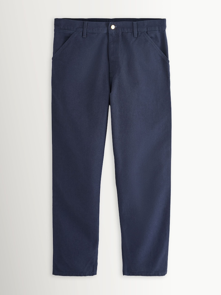 Carhartt WIP Blue Simple Pant Dearborn Canvas Trousers - Image 7 of 7