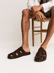 Braun - N. Premium Suede Gladiator Sandals - Bild 2 von 7