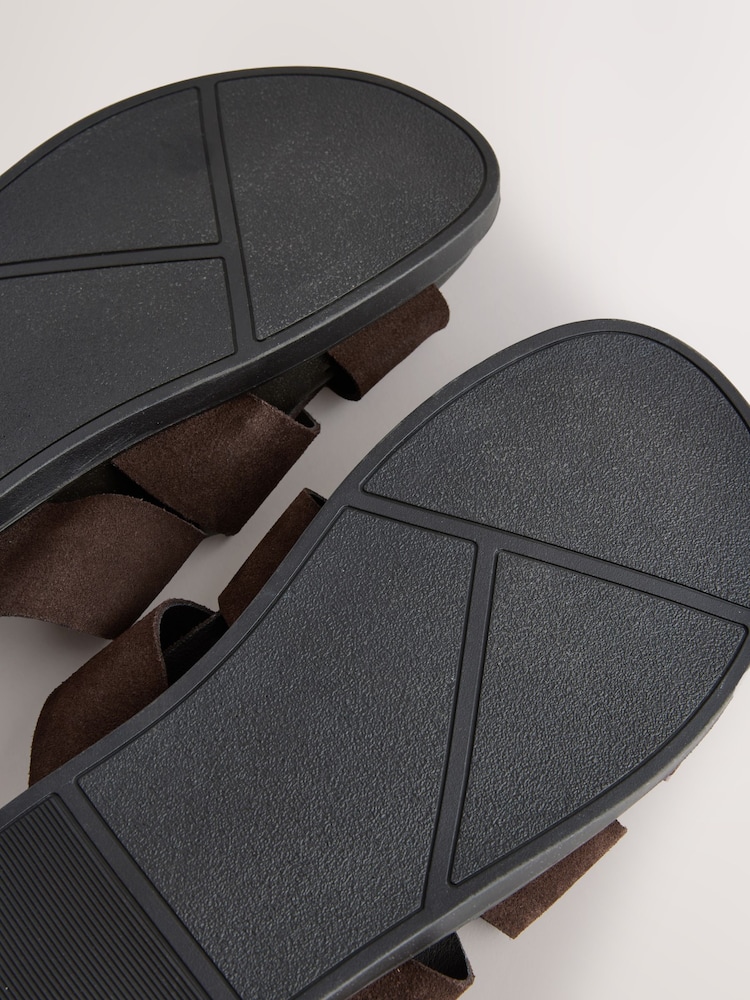 Braun - N. Premium Suede Gladiator Sandals - Bild 7 von 7