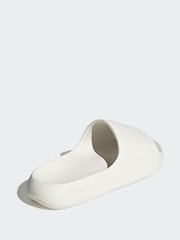adidas Originals White Adilette Ayoon Sandals - Image 2 of 4