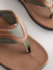Tan Brown Flip Flops - Image 5 of 5