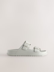 Neutral Two Buckle EVA Sandals - Image 2 of 5